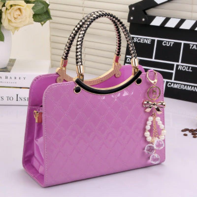 Lingge Clutch Shoulder Bag for Women 67 purple
