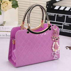 Lingge Clutch Shoulder Bag for Women 67 purple