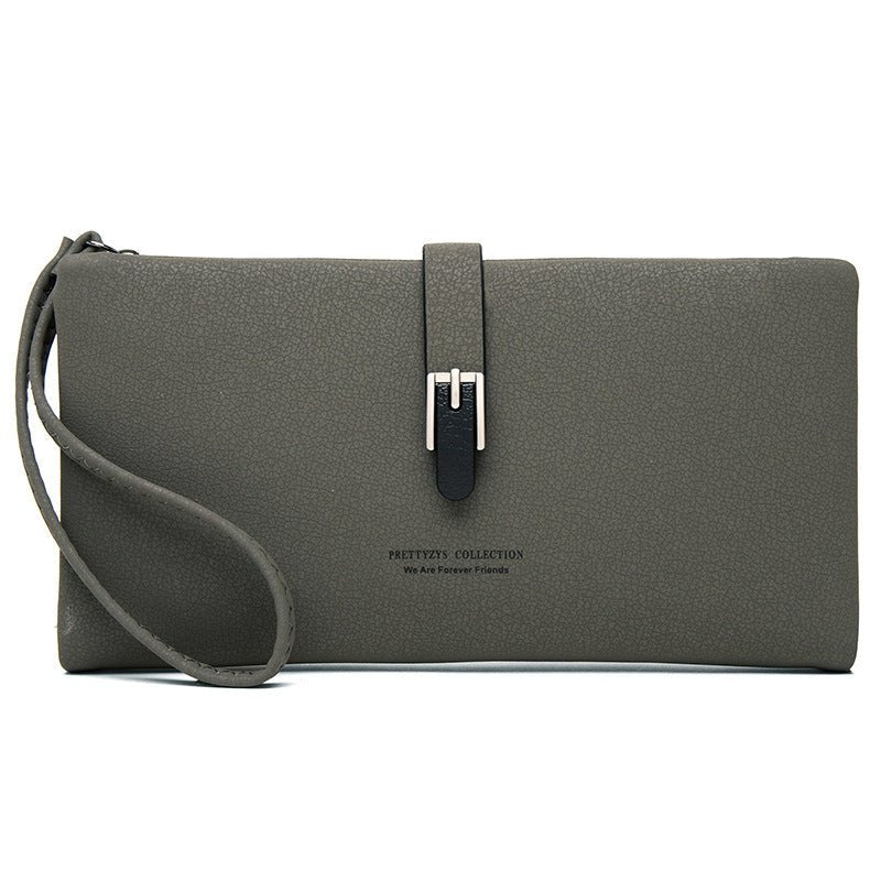 Long Female Wallet Simple Clutch Green