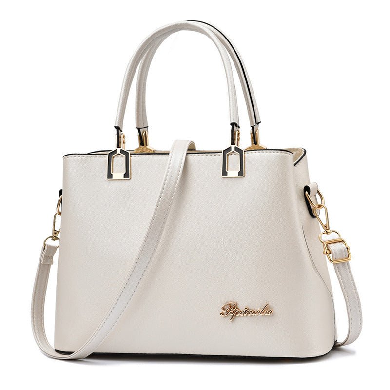 Luxury PU Leather Clutch - Stylish Handbag for Women White