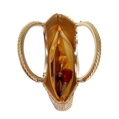 Luxury Rhinestone Clutch - Elegant Banquet & Evening Bag for Women Gold