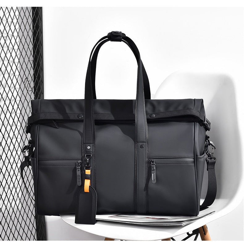 Men and Women's Dry Wet Separation Travel Bag 8611 Classic Black