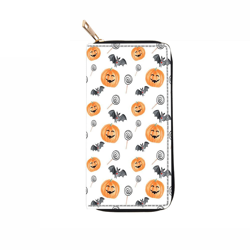 Men's And Women's Fashion PU Long Zip Wallet DX1990F
