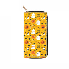 Men's And Women's Fashion PU Long Zip Wallet DX1990E