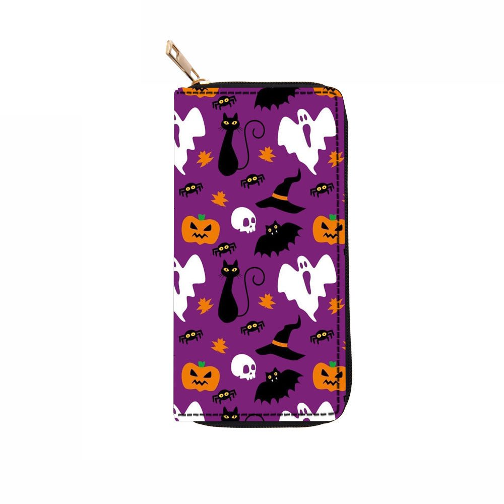 Men's And Women's Fashion PU Long Zip Wallet DX1990C