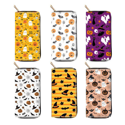 Men's And Women's Fashion PU Long Zip Wallet DX1990A