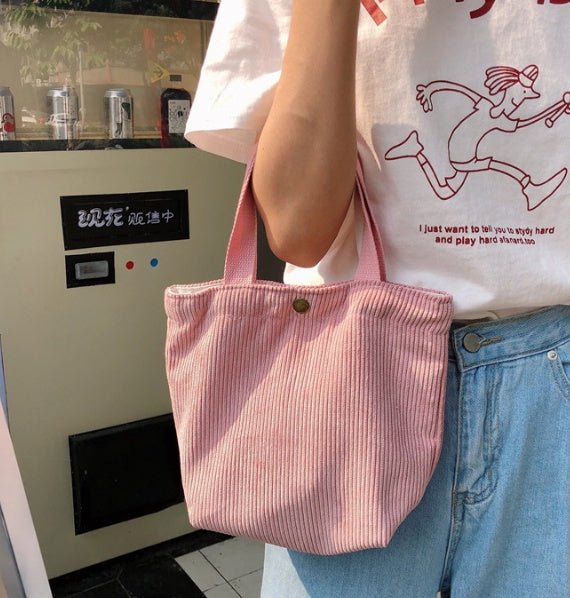 Mini Eco Clutch Korean Tote Bag Pink
