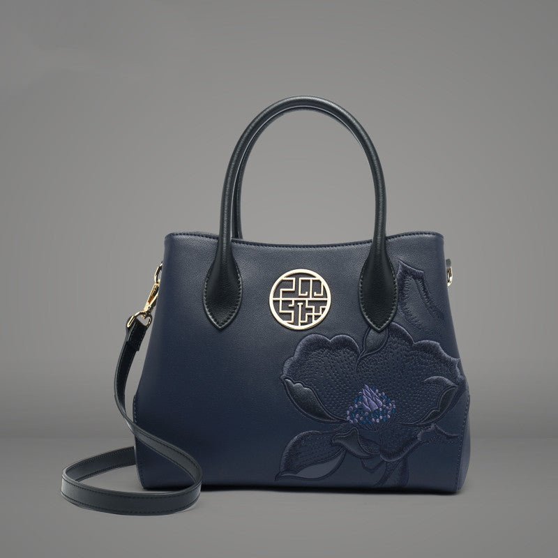 Mother’s Day Clutch Tote Bag - Perfect Birthday Gift for Mom Blue