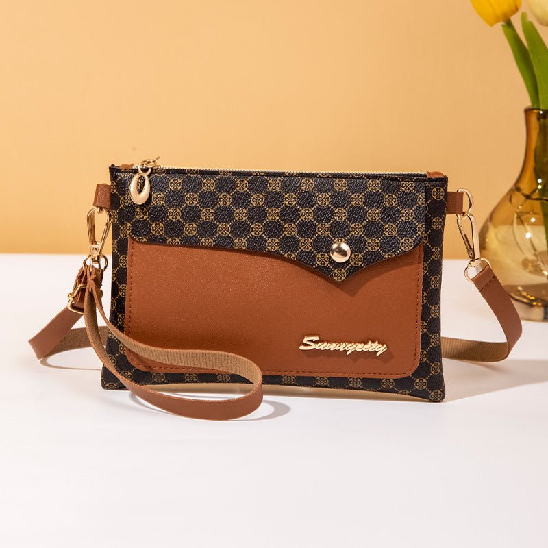 Multifunctional Clutch Bag Brown