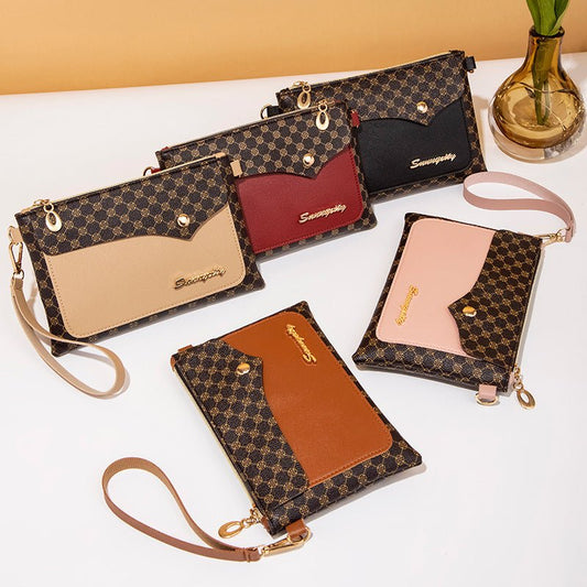 Multifunctional Clutch Bag Apricot
