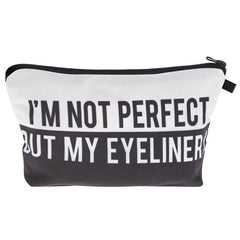 Multifunctional Letter Print Cosmetic Clutch Bag for Women Hzb842