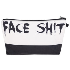 Multifunctional Letter Print Cosmetic Clutch Bag for Women Hzb876