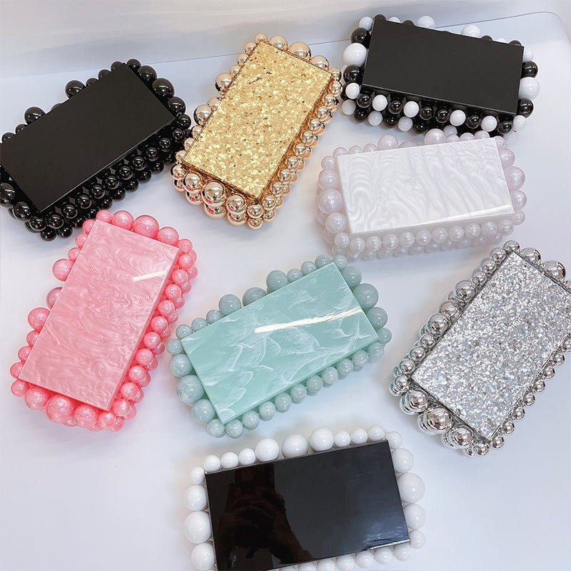 New Acrylic Cloud Bag Clutch Black Bag