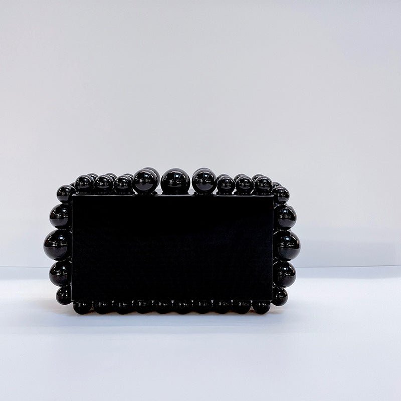New Acrylic Cloud Bag Clutch Black Bag