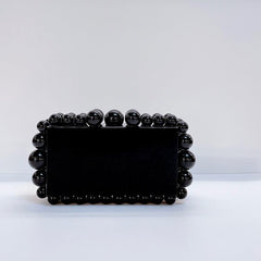 New Acrylic Cloud Bag Clutch Black Bag