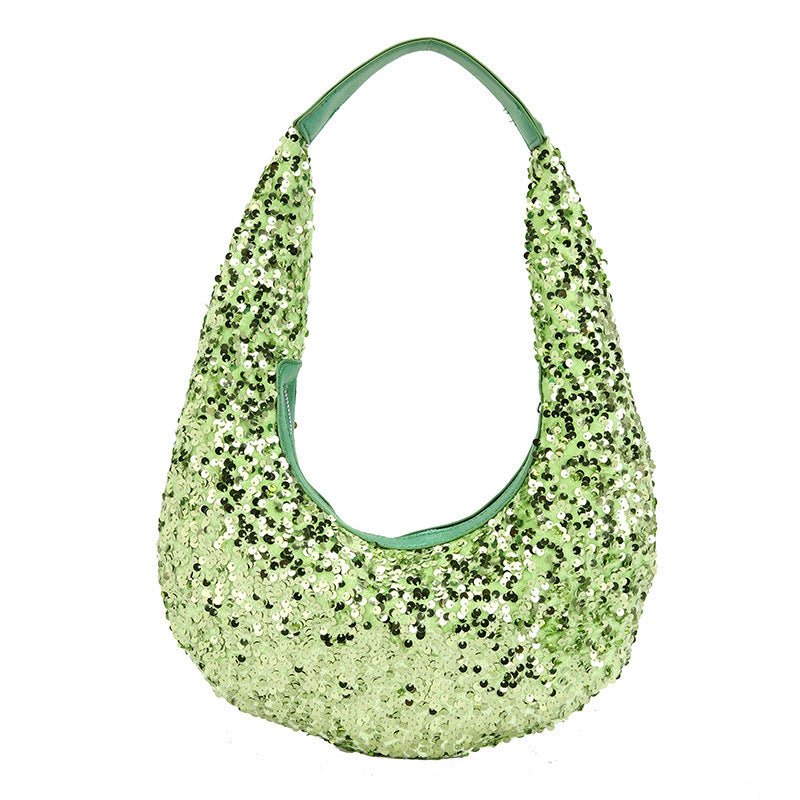 New Arrival All - match Sequins Handbag for Elegant Dinners Green
