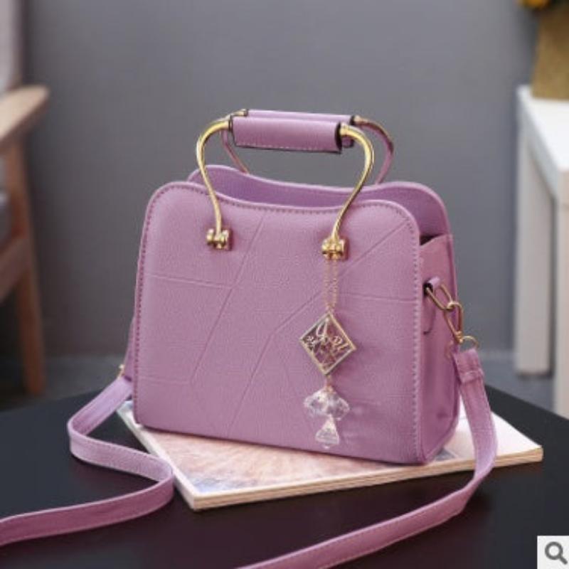 New Korean Clutch & Shoulder Bag for Women Light purple