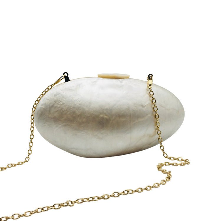New Shell Color Acrylic Dinner Clutch A