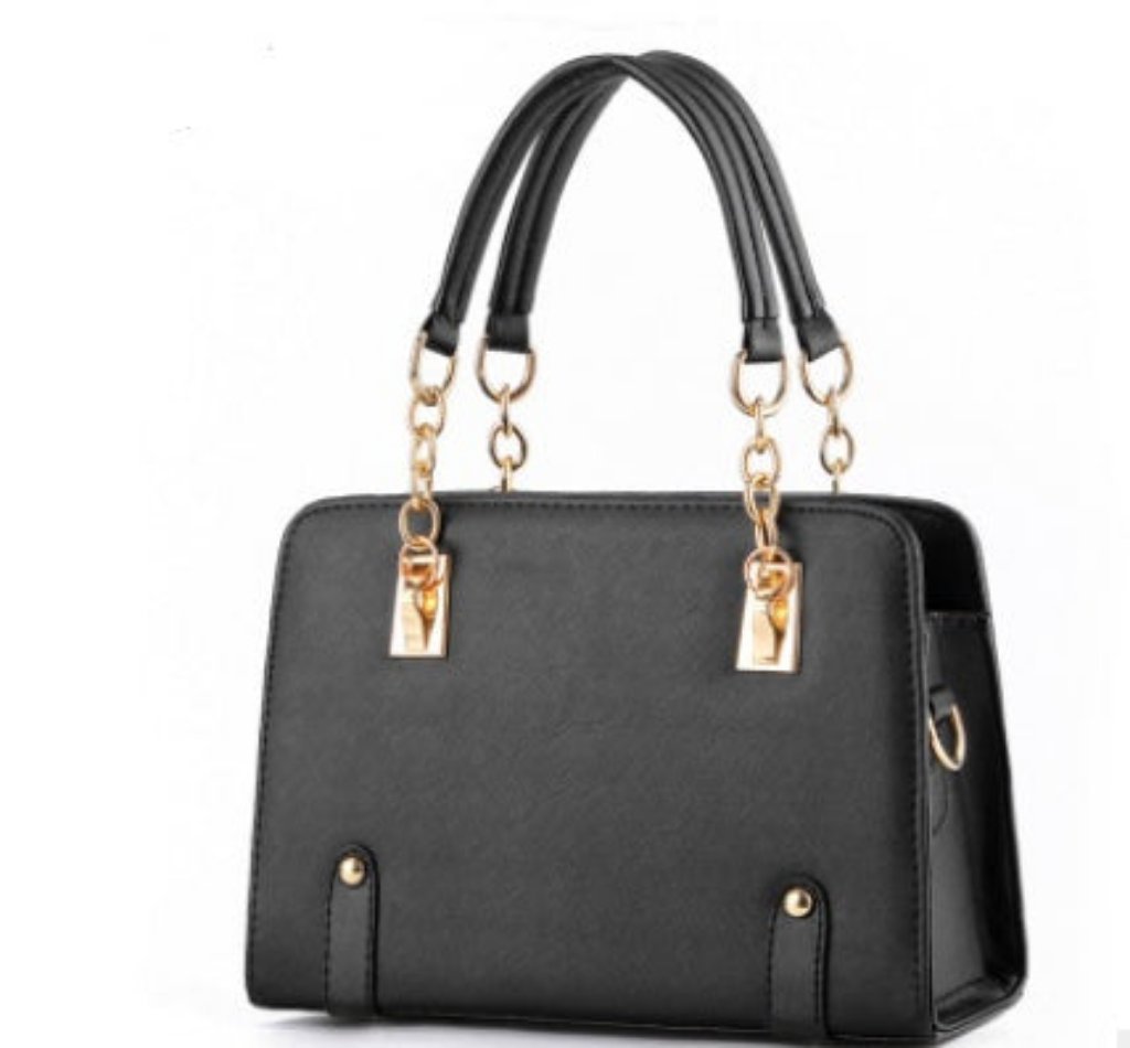 New Tide Clutch - Summer Fashion Handbag with Chain Crossbody Strap Black