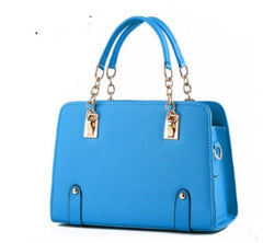 New Tide Clutch - Summer Fashion Handbag with Chain Crossbody Strap Sky blue