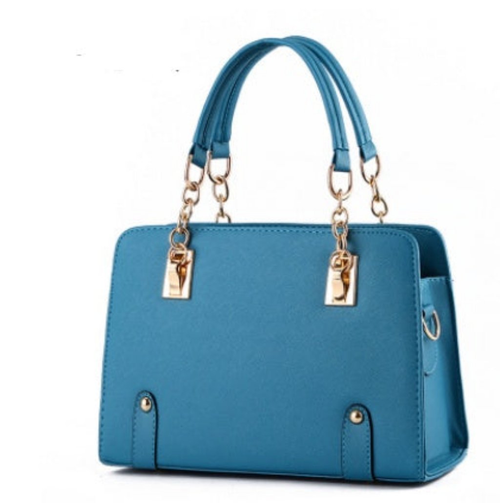 New Tide Clutch - Summer Fashion Handbag with Chain Crossbody Strap Blue