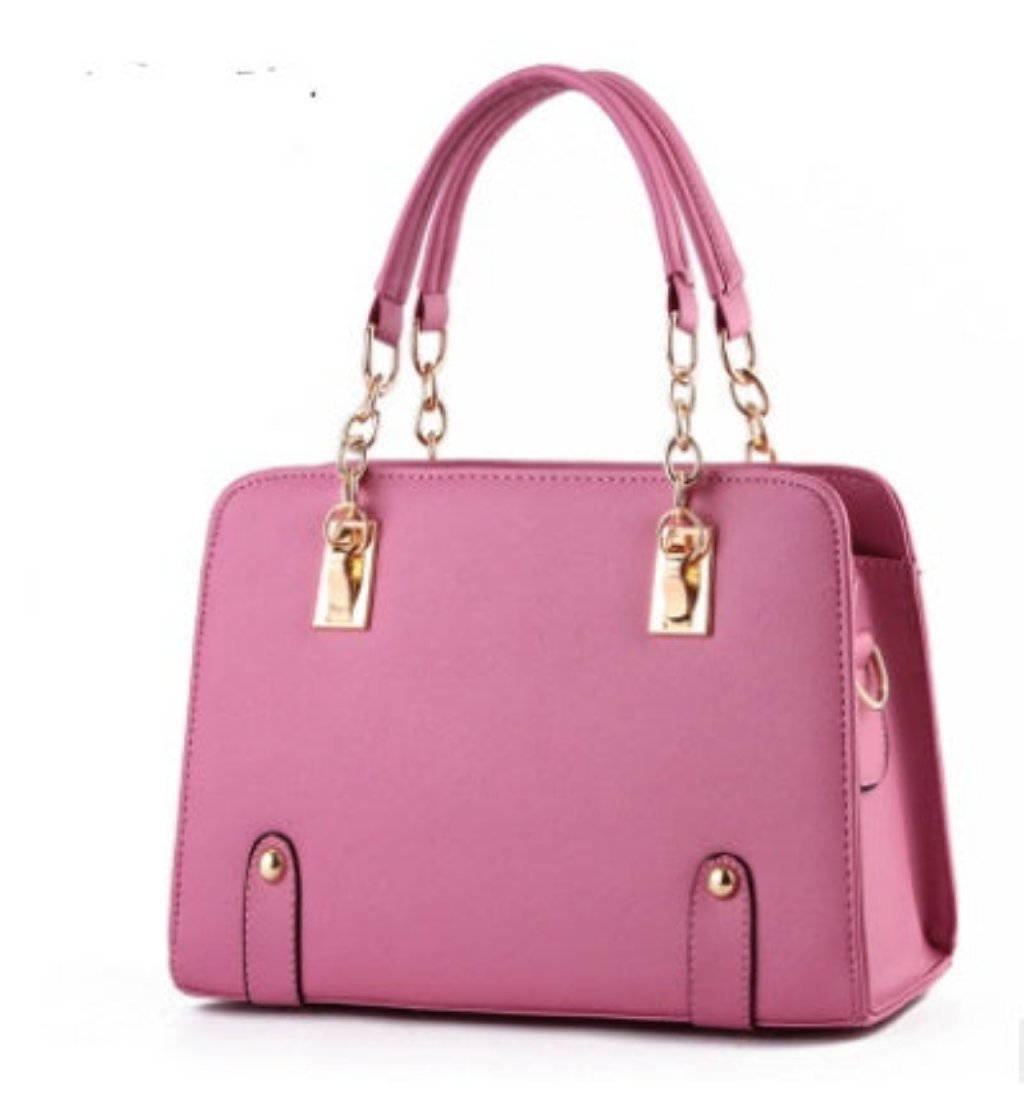 New Tide Clutch - Summer Fashion Handbag with Chain Crossbody Strap Pink