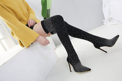 Nightclub high heels Black 7cm