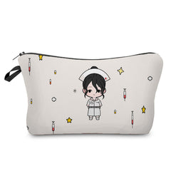 Nurse Angel Printed Makeup Storage Bag - Stylish Cosmetic Organizer G