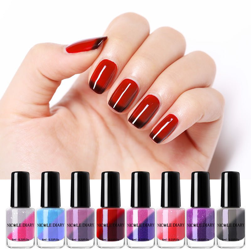 Peelable Temperature - Change Color - Changing Nail Polish Collection ND01