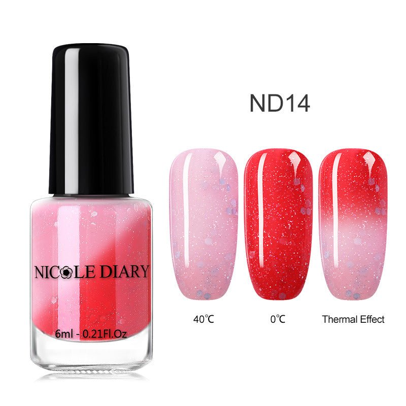 Peelable Temperature - Change Color - Changing Nail Polish Collection ND14