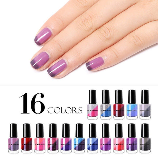 Peelable Temperature - Change Color - Changing Nail Polish Collection ND01