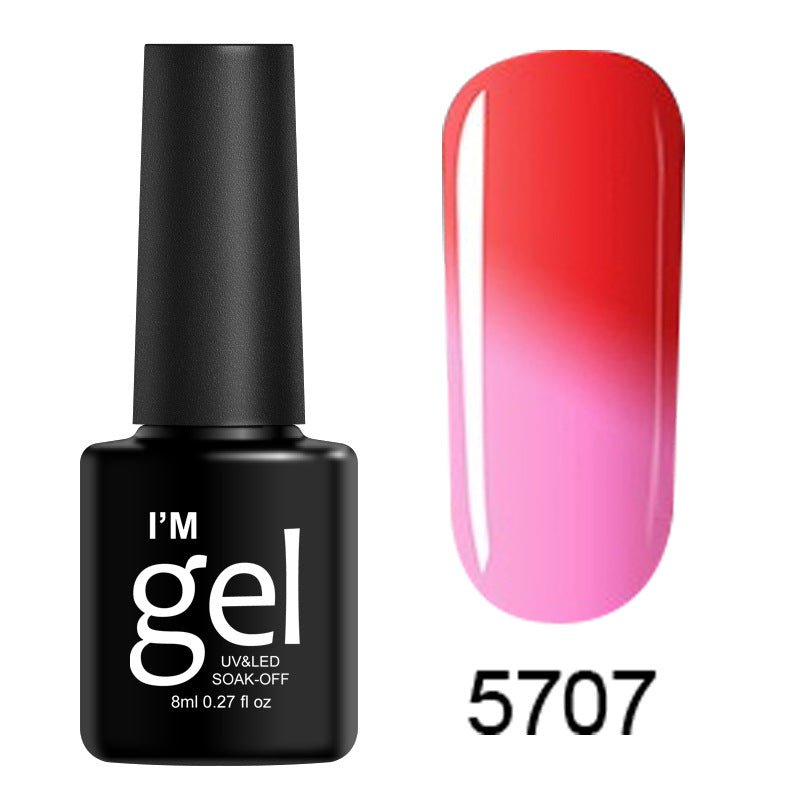 Peelable Temperature - Change Color - Changing Nail Polish Collection ND08
