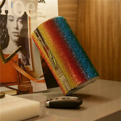Rainbow Gradient Clutch Bag - Luxury Evening Purse for Women Color