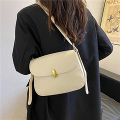 Retro Casual Shoulder Bag for Women's Fashion White