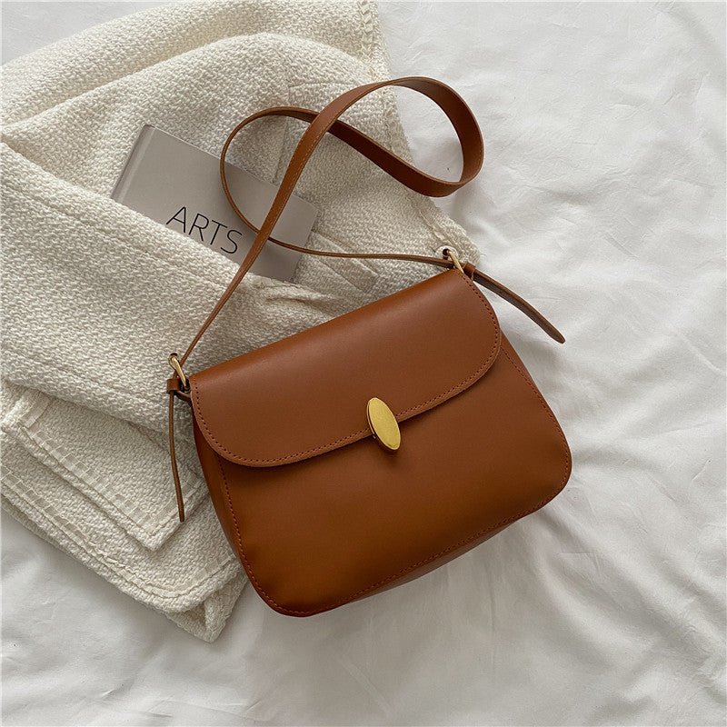 Retro Casual Shoulder Bag for Women's Fashion Brown
