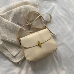 Retro Casual Shoulder Bag for Women's Fashion White