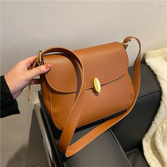 Retro Casual Shoulder Bag for Women's Fashion White