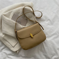 Retro Casual Shoulder Bag for Women's Fashion Khaki