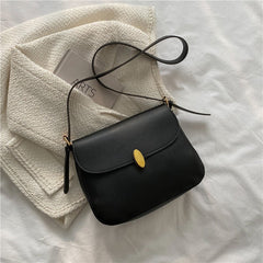 Retro Casual Shoulder Bag for Women's Fashion Black