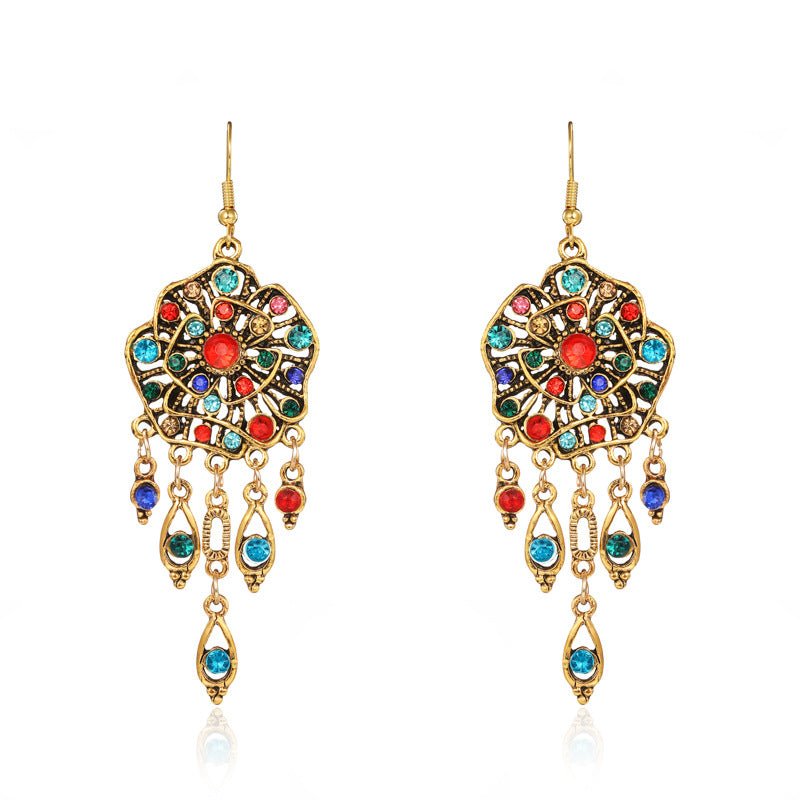 Retro Ethnic Style New Earrings - Creative Women's Fashion DC1992 5 Color
