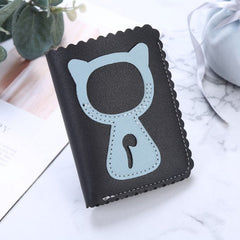 Short clutch wallet Black
