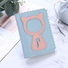 Short clutch wallet Blue