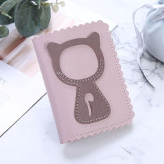 Short clutch wallet Purple