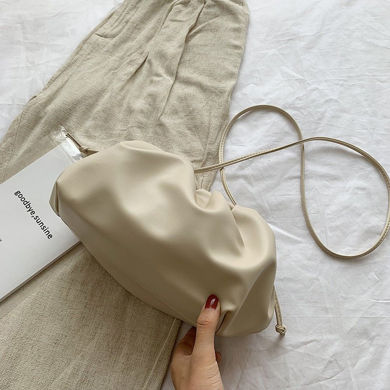 Shoulder crossbody clutch White