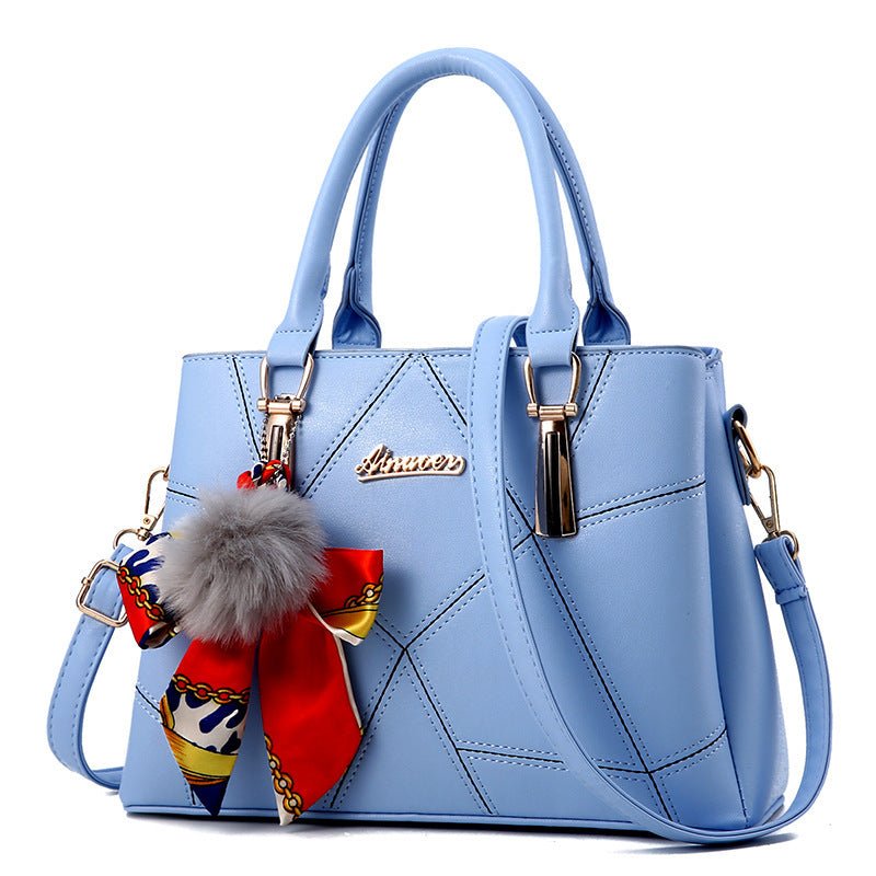 Simple Fashion Clutch & Shoulder Messenger Bag Sky blue