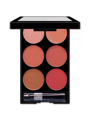 Six - Color Boutique Blush Palette: Makeup Repair & Multi - Color Elegance As shown