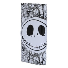 Skull Long Buckle Wallet Clutch White Long Style