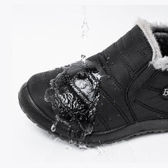 Snow Boots Waterproof Winter Footwear Black