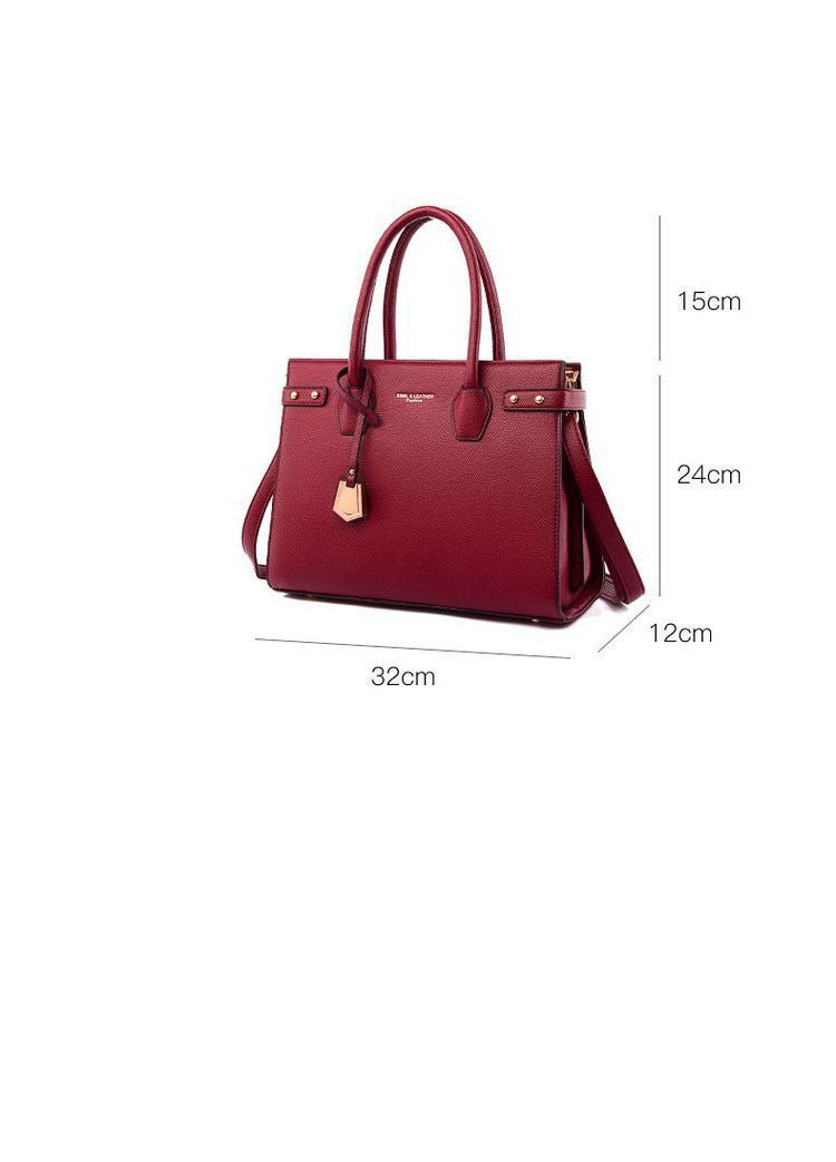 Solid Color Zipper Clutch PU Clutch Shoulder Purple