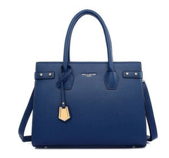 Solid Color Zipper Clutch PU Clutch Shoulder Peacock blue